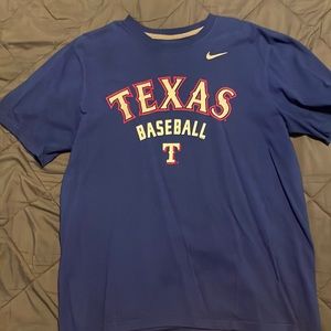 Mens Nike Texas Rangers Baseball Tshirt